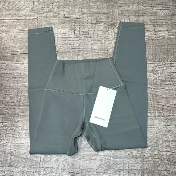 Lululemon Align Pant 25" Grey Sage size 2 - Picture 3 of 7